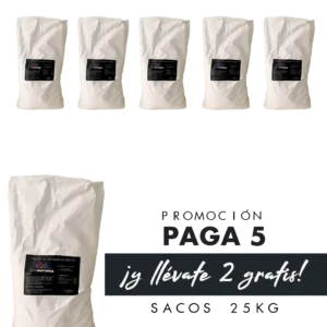 Promo 5+2 Sacos 20/25kg Tierra diatomeas